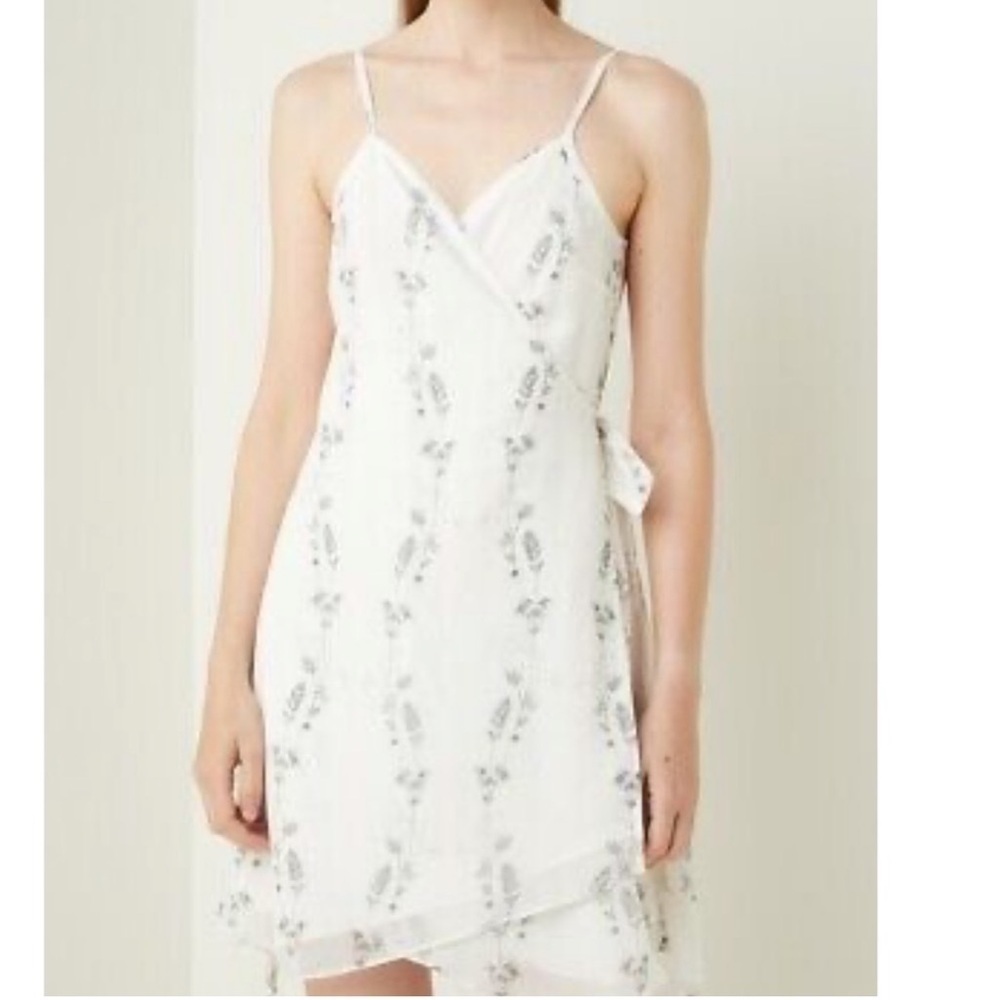 All Saints Zia Varanasi Floral Wrap Dress 6
